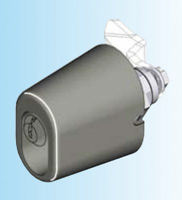 Enpunktslås utanpåliggande för ASSA cylinder oval