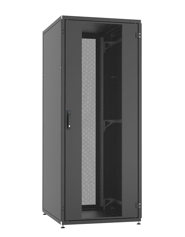 SZB IT 44AA 42U 800x1000mm serverrack RAL9005 med ventilerande dörrar. F-rack Systems